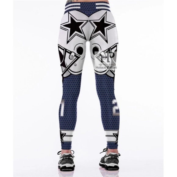 Dallas Cowboys Leggings 3D - Picture 3 of 5